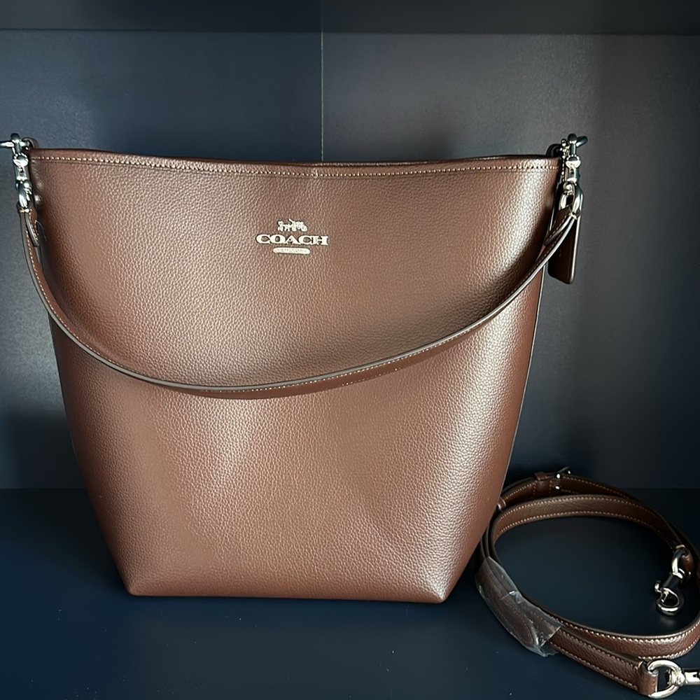 NEW Coach City Large Bucket Bag in Maple